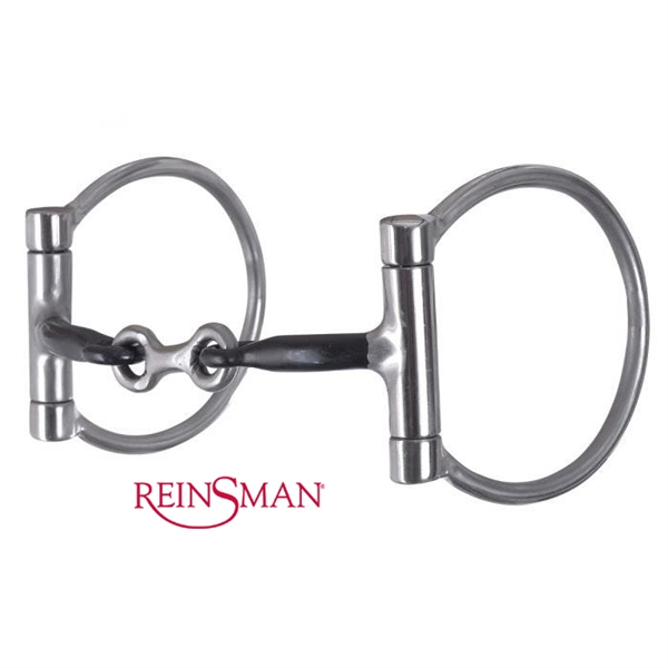 Double R By Reinsman® Smooth Dog Bone Dee Snaffle